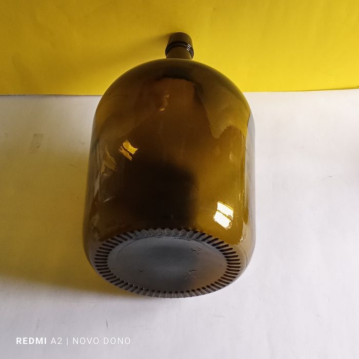 Garrafão vidro castanho