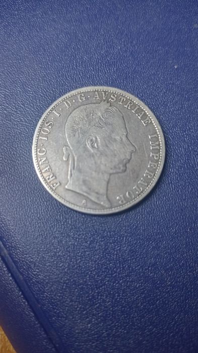 Флорин Австро-Угорщини 1858 рік.. Срібло.