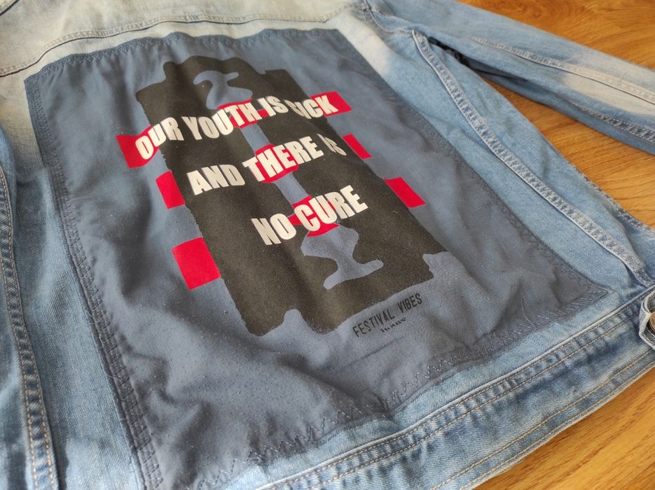 Kurtka jeansowa, house clth, L, fajny stan