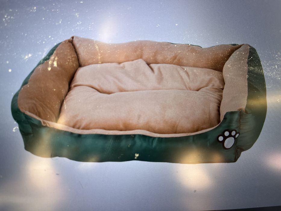 Legowisko dla psa zielone nowe 67x57