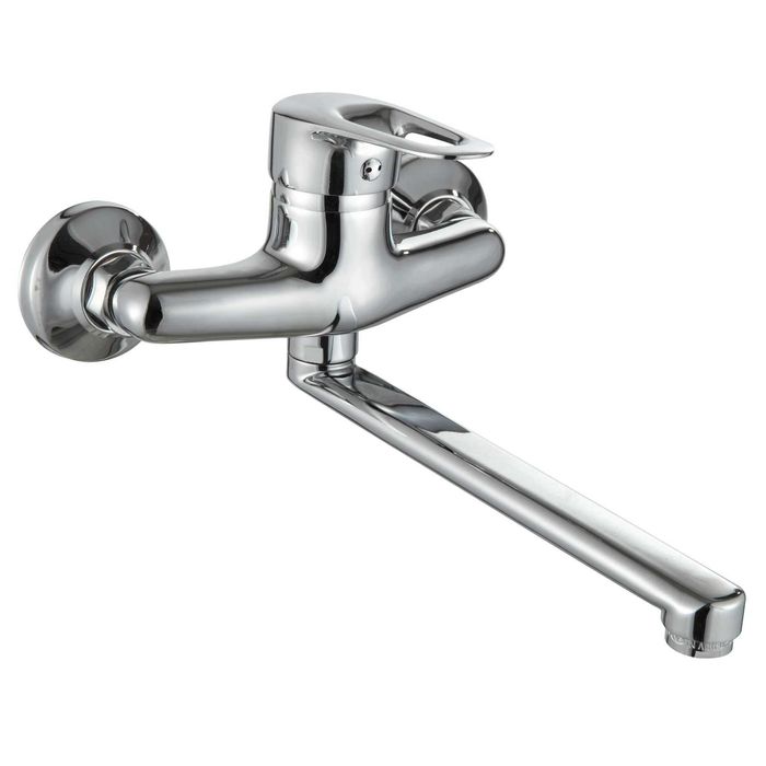 Змішувач для умивальника NARCIZ, зі стіни, вилив 18см, 40мм (RBZ100-7)