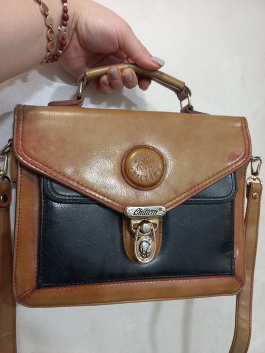 Шкіряна вінтажна сумка