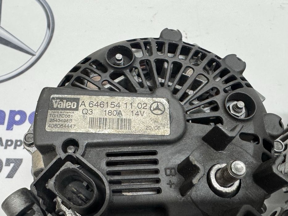 Генератор Валео Мерседес Віто W639 генератор 180 ампер Vito Viano W639