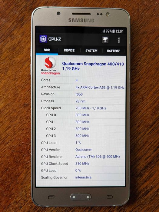 Смартфон Samsung Galaxy J5 (2016) J510H/DS с блочком и кабелем зарядки