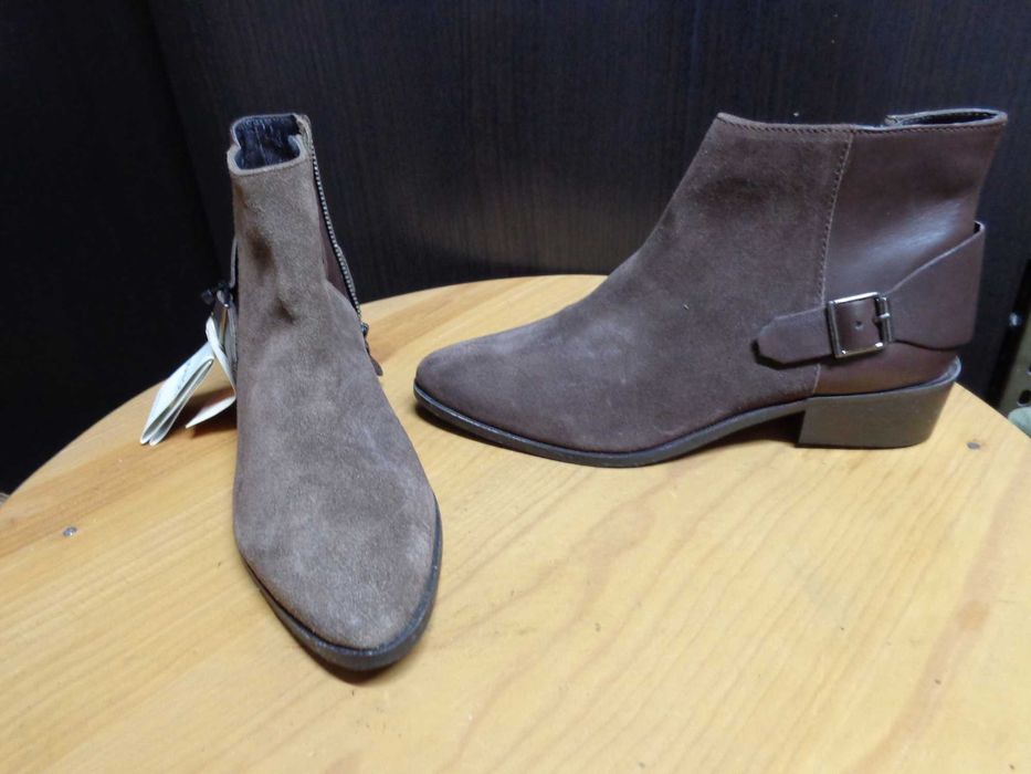 Botins Camurça Castanhos