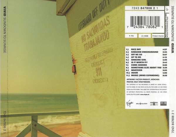 Vivid    CD  Sundown To Sunrise    INDIE  IDEAŁ  1 wydanie