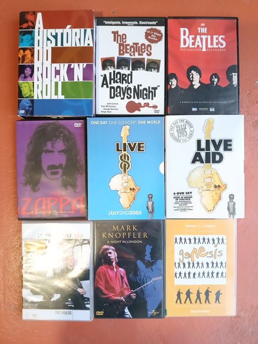 DVD música : Lote 32 filmes
