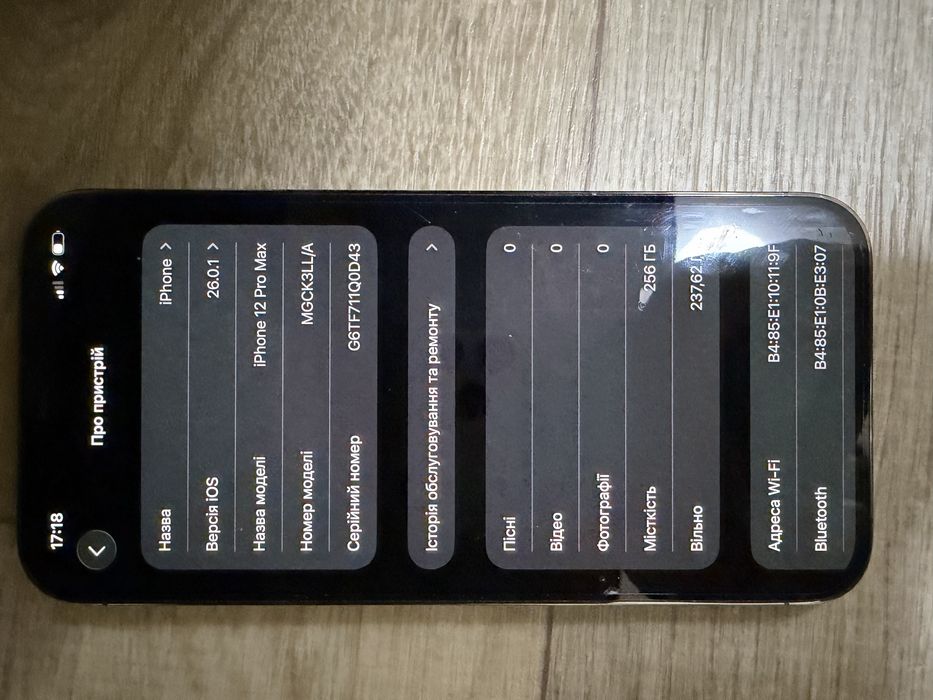 Продам iphone 12 pro max 256gb