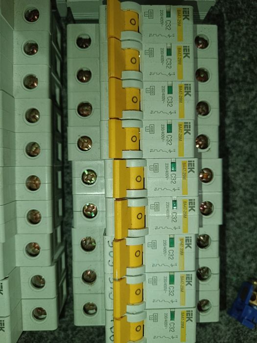 УЗО IEK ВД1-63 25А 30мА, ВА47-29М, ВА47-29 3P.