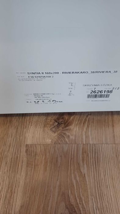 Sprzedam łóżko tapicerowane 160x200