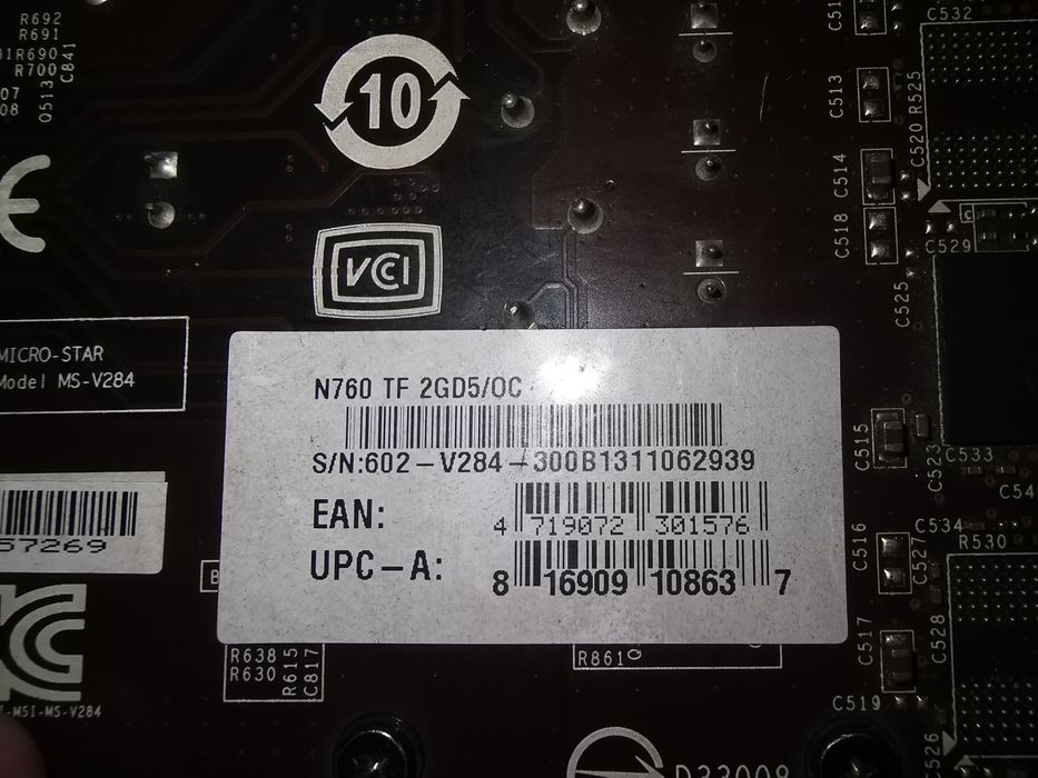 Msi gtx  760 Geforce