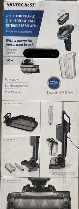 Aspirador 3 em 1 NOVO