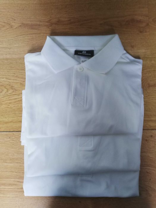 3 Polos Brancos Desporto- Decathlon - 14 anos