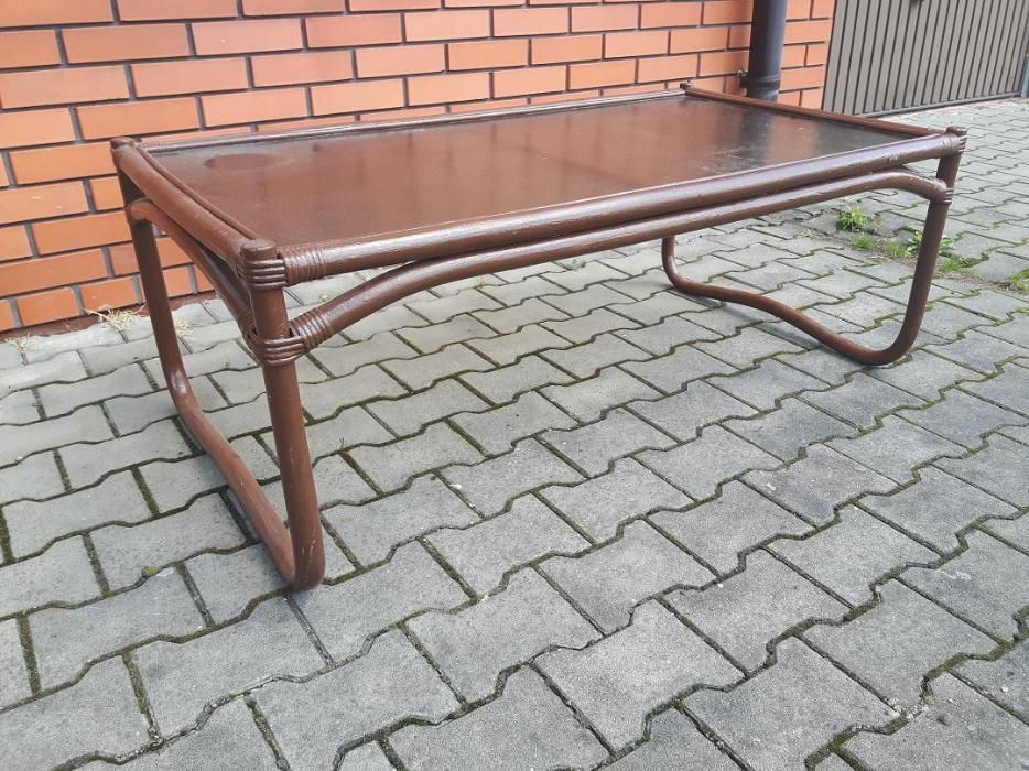 ława używana zadbana szkło