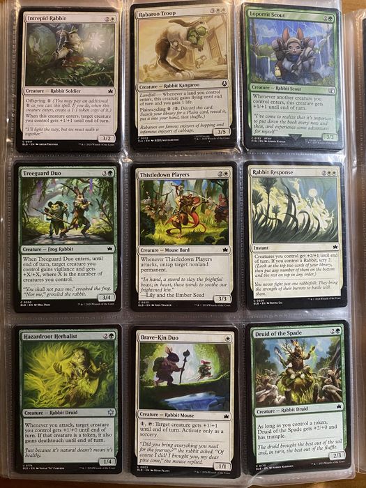 Rabbit kolekcja 13 kart magic the gathering kazda inna Warszawa ...
