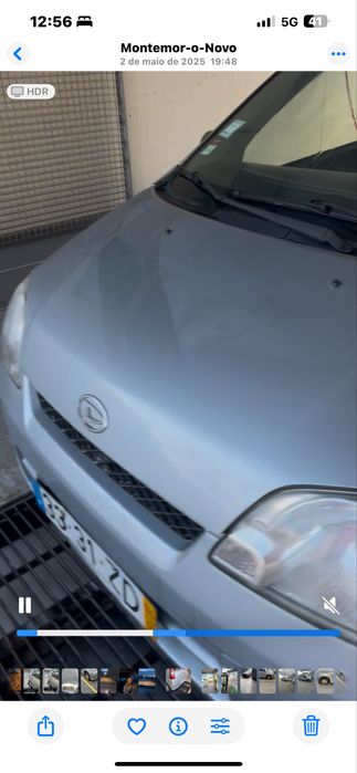 Veiculo  daihatsu prata para venda