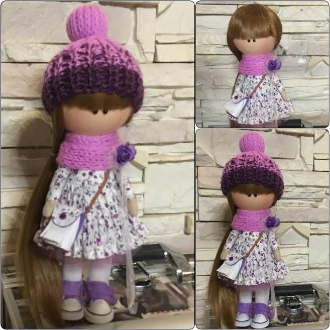 Авторская интерьерная текстильная кукла ручной работы. Лучший подарок!