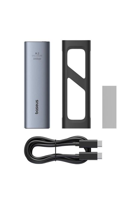 Карман для SSD Baseus FlyJoy B00760600811-01, наружный корпус для M.2 NVMe до 8TB, алюминиевый, скорость до 1 ГБ/с