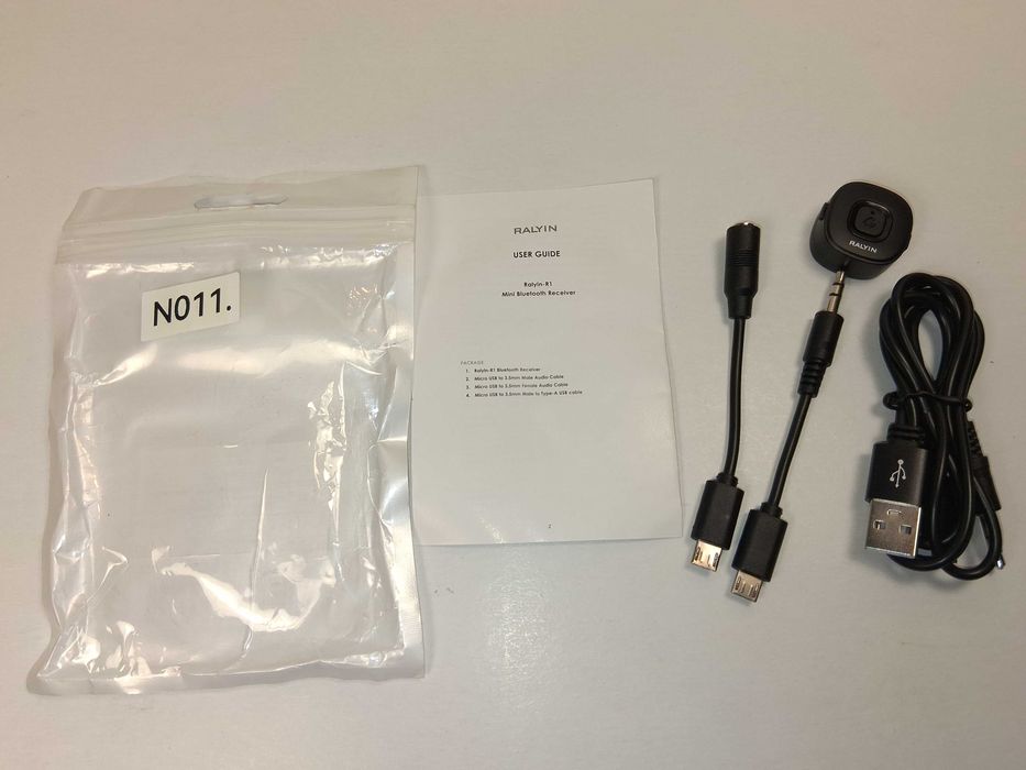 N011 Mini Odbiornik Bluetooth Ralyin R1 Adapter Audio Jack Zestaw