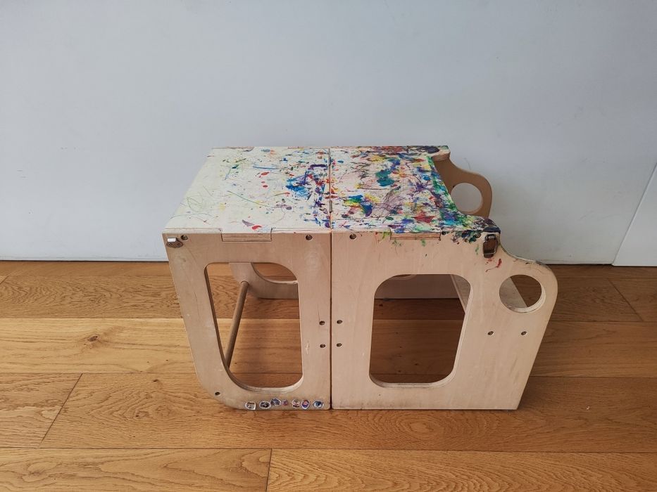 Torre de aprendizagem/desenvolvimento Montessori multifunções