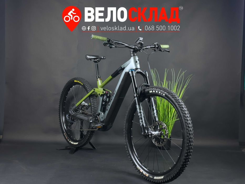 Велосипед вживаний електро 29’’ Cube Stereo Hybrid 140 HPC TM 750 2024