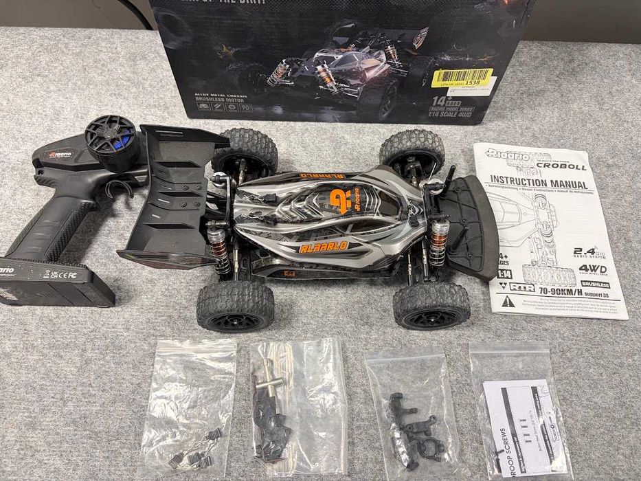 Auto RC RLAARLO Croboll 1:14 Brushless 4WD Buggy do 90 km/h!