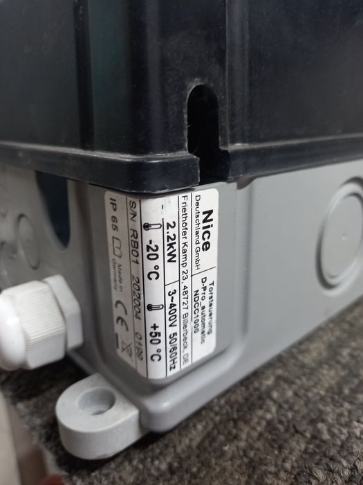 Nice d-pro centrala/sterowanie bramy przemysłowej-segmentowej