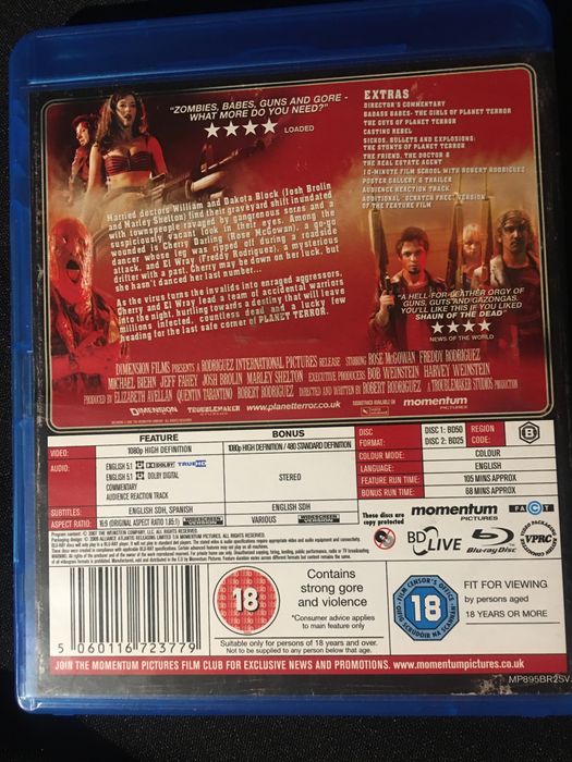 Planet Terror - Robert Rodriguez Bluray