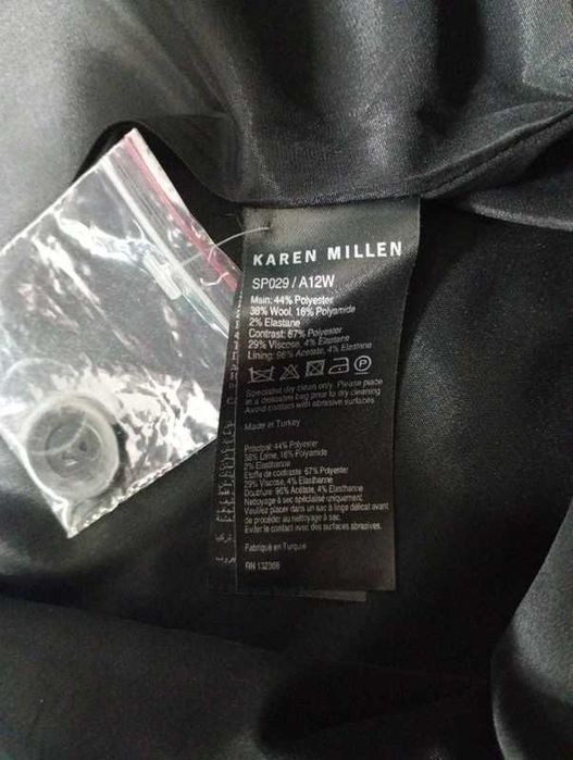 Wełniana spódnica ołówkowa Karen Millen