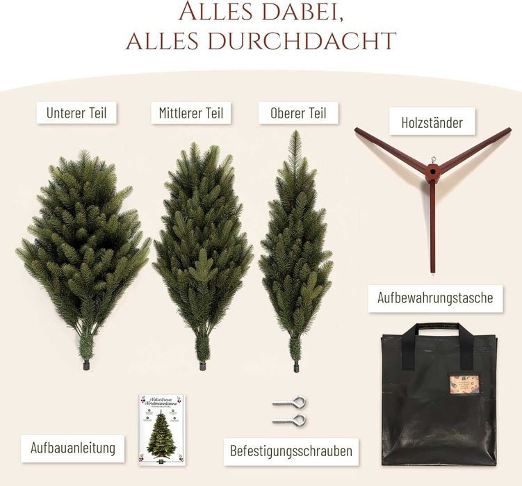 Sztuczna choinka klasy premium, Pure Living