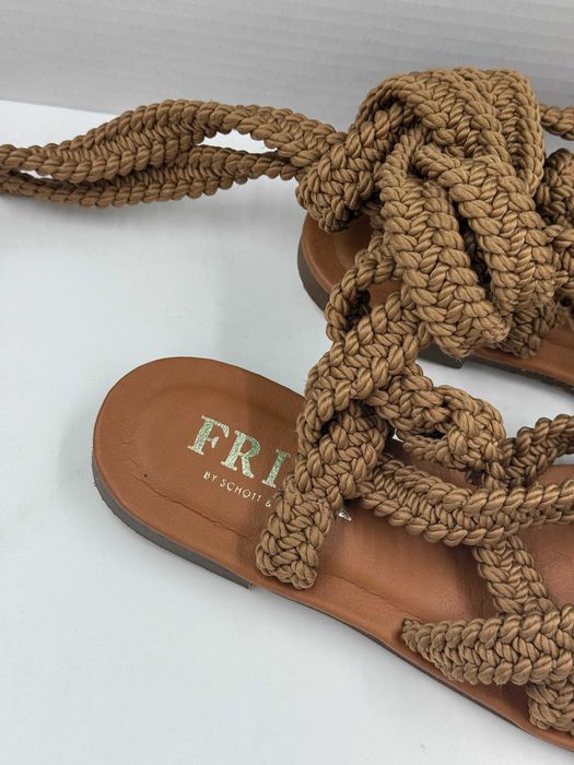frIDA by SCHOTT & BRINCK sandały skórzane  brązowe  R.37  FR12A