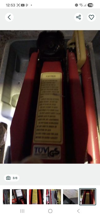 Macaco hidráulico de 2 toneladas com certificação TÜV GS — MADER.