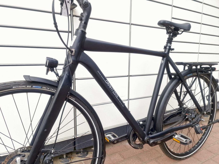 Rower trekkingowy DRAHTESEL Premium / pasek Gates / XL - 60 cm / FV23%