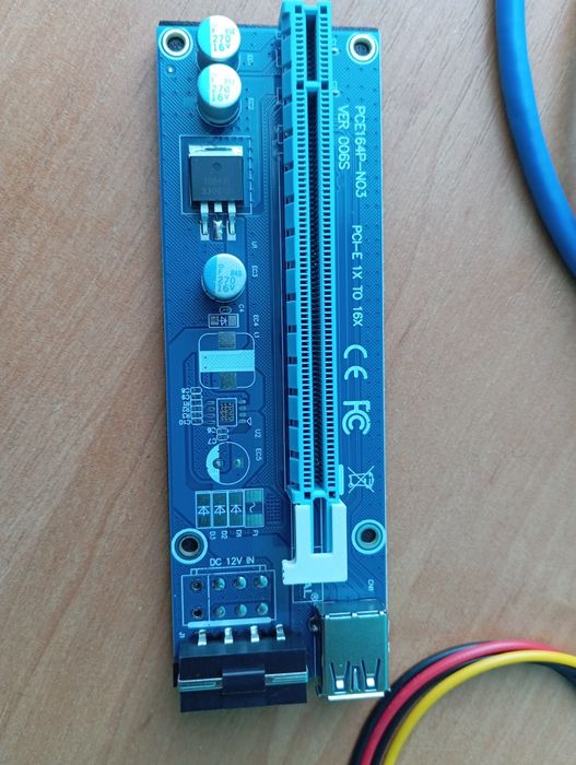 Райзер Riser роз’єм для відеокарти PCE164P-NO3 ver 006S