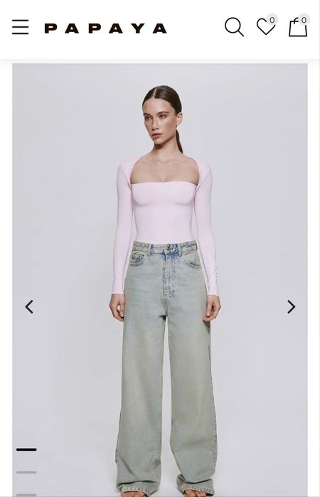 Боді Papaya з акцентним вирізом