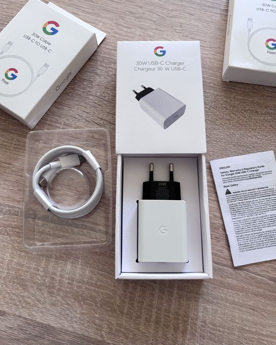 Швидка 30W оригінальна зарядка google кабель і блок для гугл піксель