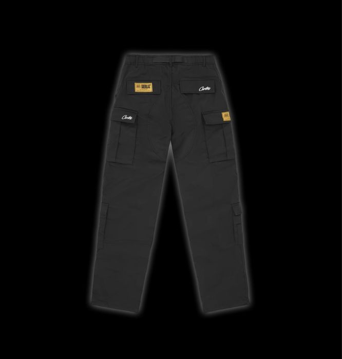 Карго штаны Corteiz Guerillaz Cargos Classic Black кортез Оригинал