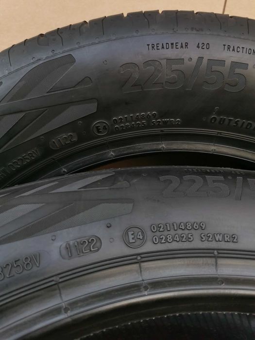 225/55R17 continental eco contact 6