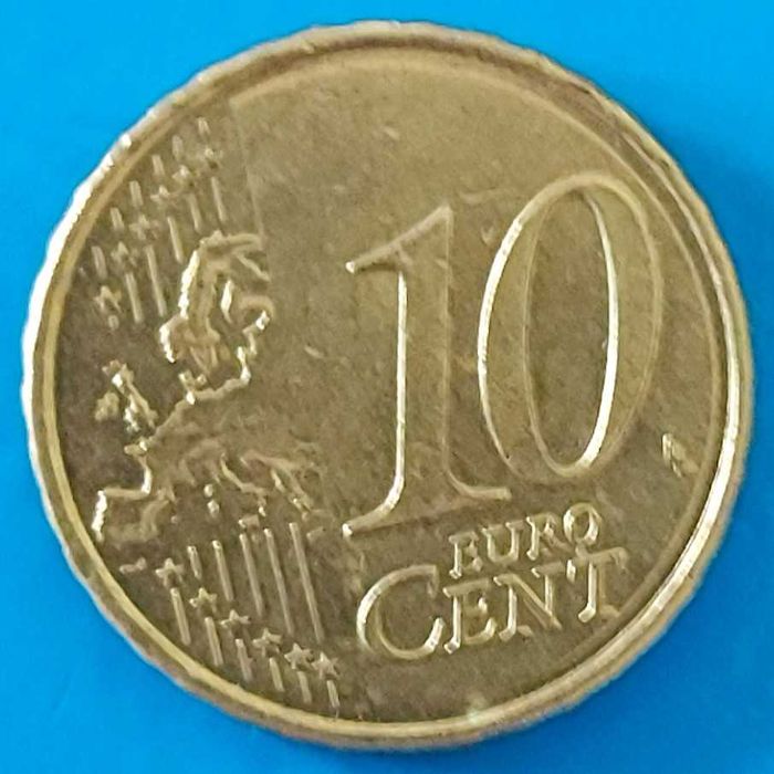 10 Cêntimos de 2010 de Espanha,  Miguel Cervantes