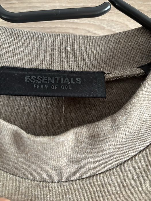 Fear of God Essentials T-Shirt Taupe M NOWA + Box Oryginal