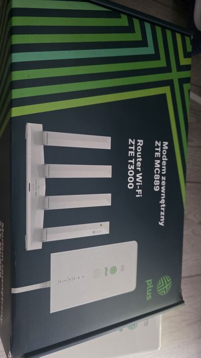 Modem zewnętrzny ZTE MC889 oraz Router WiFi ZTE T3000
