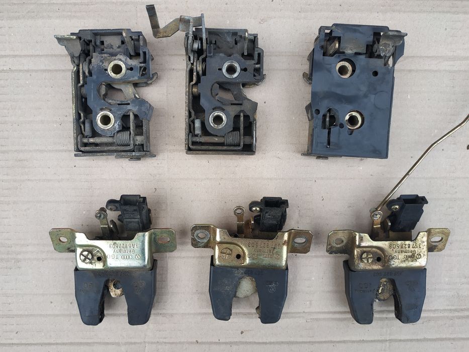 Замок дверний б/в оригінал VAG VW Т-4,Пассат Б3,Б4,Гольф ,Поло,Сеат
