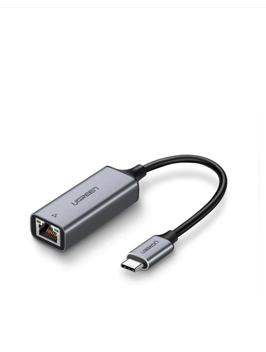 Адаптер-перехідник Ugreen USB Type-C RJ45 Ethernet LAN мережева карта