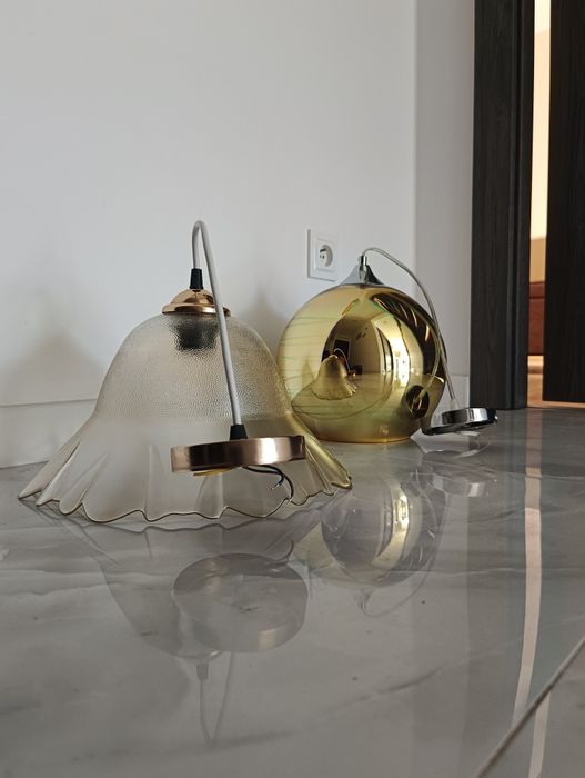 Lampy szklane wiszące