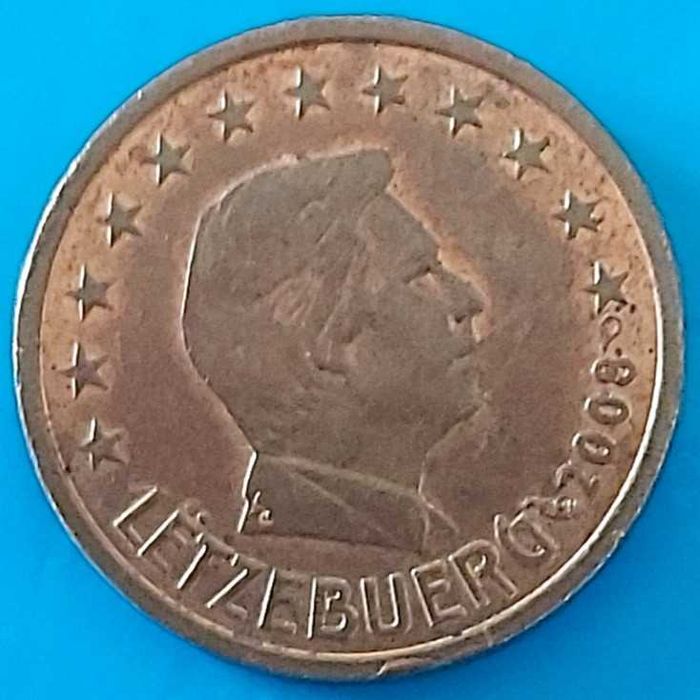 2 cêntimos de 2008 do Luxemburgo