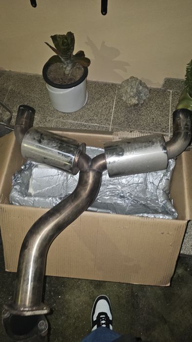 Linha, panela, escape audi TT