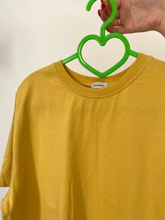 m/l dru t-shirt koszulka wasalaa żółta