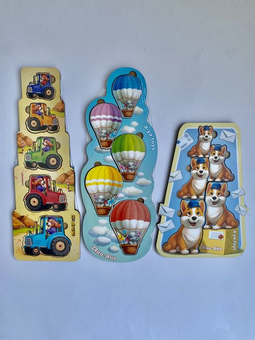 Дерев’яні Пазл-вкладки Ань янь Ubee