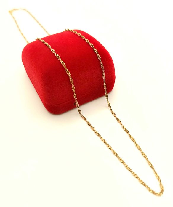 Złoty łańcuszek Singapur PR.585 W:2,65gr Dł.53,5cm InterSKLEP