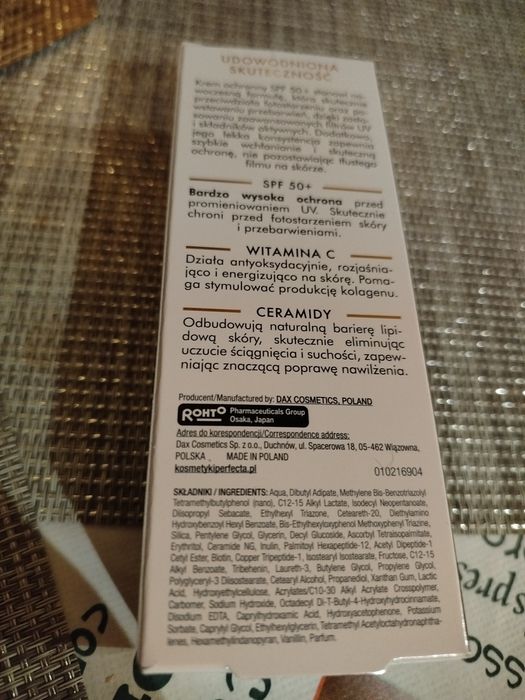 Krem dla kobiet Perfecta Skin Małgorzata Kożuchowska SPF 50 Nowy